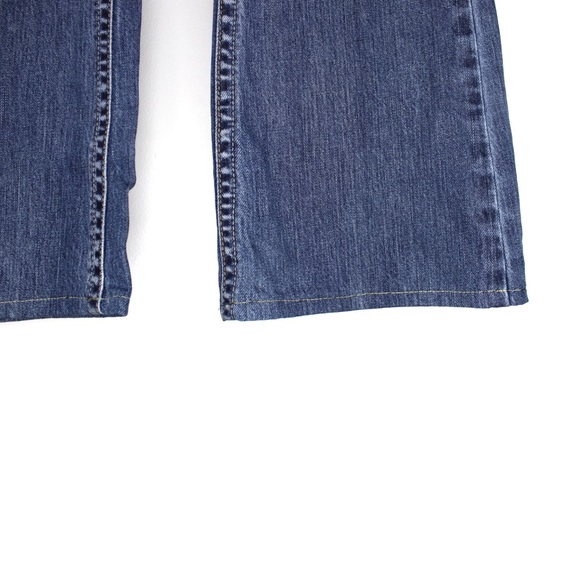 Silver Jeans Distressed Flare Hemmed Cuff Jeans 26 2 Preowned - Picture 5 of 10